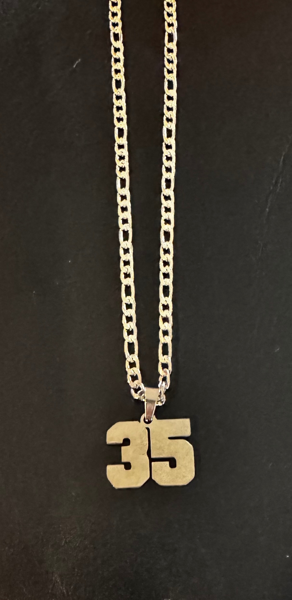 Jersey Number Necklace